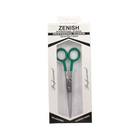 Hair scissors Zenish Professional 7" Green by Zenish, Hair scissors - Ref: S4261502, Price: 11,30 €, Discount: %