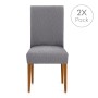 Funda para Silla Eysa TROYA Gris 50 x 55 x 50 cm 2 Unidades de Eysa, Sillas de comedor - Ref: D1607809, Precio: 18,42 €, Desc...