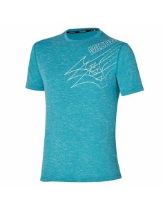 Maglia a Maniche Corte Uomo Mizuno Core Tee Turchese da Mizuno, Uomo - Ref: S6446338, Precio: 24,64 €, Descuento: %