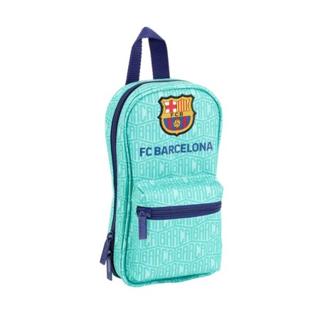 Mochila com Estojo F.C. Barcelona Turquesa 12 x 23 x 5 cm de F.C. Barcelona, Estojos - Ref: S4300181, Preço: 14,22 €, Descont...