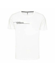 Maglia Sportiva a Maniche Corte Wilson Team II Teach Bianco da Wilson, Camicie e T-shirt sportive - Ref: S6446510, Precio: 29...