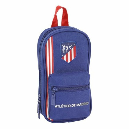 Astuccio Zaino Atlético Madrid In blue Blu Marino 12 x 23 x 5 cm | Tienda24 - Global Online Shop Tienda24.eu