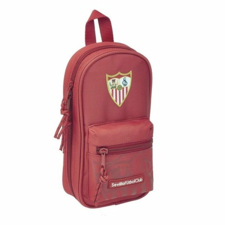 Mochila com Estojo Sevilla Fútbol Club SAF411956747 Vermelho 12 x 23 x 5 cm (33 Peças) | Tienda24 - Global Online Shop Tienda24.eu