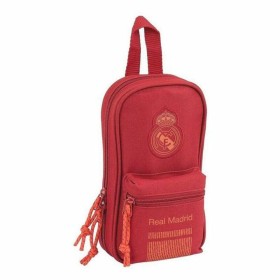 Rucksack mit Federtaschen Real Madrid C.F. Rot 12 x 23 x 5 cm von Real Madrid C.F., Federmäppchen - Ref: S4300223, Preis: 13,...