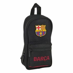 Backpack Pencil Case F.C. Barcelona Black 12 x 23 x 5 cm (33 Pieces) by F.C. Barcelona, Pencil cases - Ref: S4300288, Price: ...