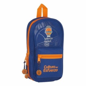 Plumier sac à dos Valencia Basket M747 Bleu Orange 12 x 23 x 5 cm (33 Pièces) de Valencia Basket, Trousses - Réf : S4300365, ...