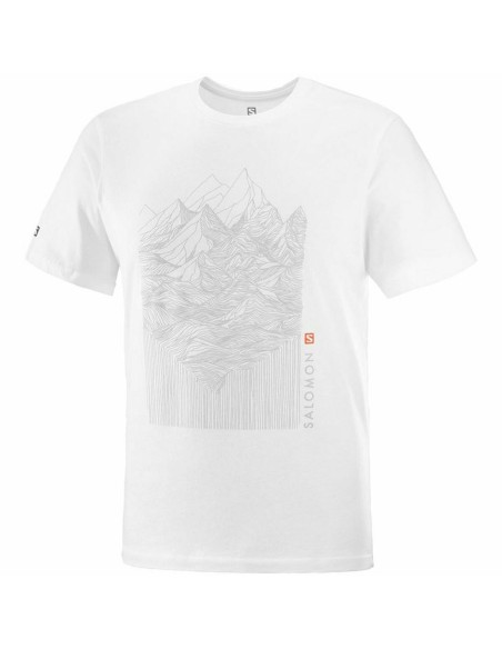 Men’s Short Sleeve T-Shirt Salomon Outlife White | Tienda24 Tienda24.eu