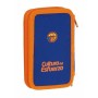 Plumier Doble Valencia Basket M854 Azul Naranja 12.5 x 19.5 x 4 cm (28 piezas) de Valencia Basket, Estuches - Ref: S4300367, ...