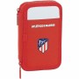 Doppel-Federtasche Atlético Madrid M854 Weiß Rot 12.5 x 19.5 x 4 cm (28 Stücke) von Atlético Madrid, Federmäppchen - Ref: S43...