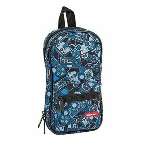 Backpack Pencil Case Safta Welcome Gamers Blue by Safta, Pencil cases - Ref: S4300470, Price: 8,92 €, Discount: %