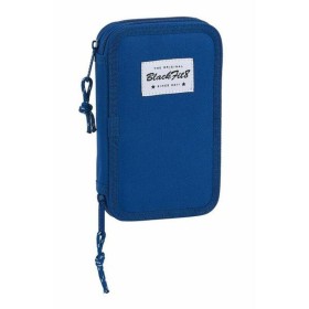 Plumier double BlackFit8 M854 Bleu foncé 12.5 x 19.5 x 4 cm (28 Pièces) de BlackFit8, Trousses - Réf : S4300527, Prix : 12,64...