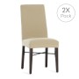 Funda para Silla Eysa BRONX Beige 50 x 55 x 50 cm 2 Unidades de Eysa, Sillas de comedor - Ref: D1607814, Precio: 27,27 €, Des...