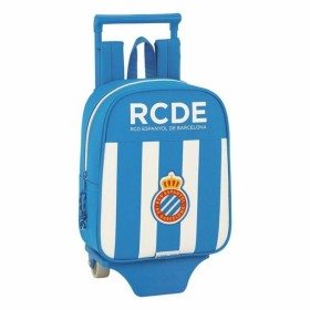 Mochila Escolar com Rodas 805 RCD Espanyol 611753280 Azul Branco de RCD Espanyol, Mochilas infantis - Ref: S4300916, Preço: 1...