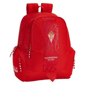 Cartable Real Sporting de Gijón Rouge de Real Sporting de Gijón, Sacs à dos enfant - Réf : S4301211, Prix : 27,88 €, Remise : %