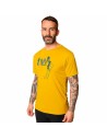 Camiseta de Manga Corta Hombre Trangoworld Konak Amarillo | Tienda24 Tienda24.eu