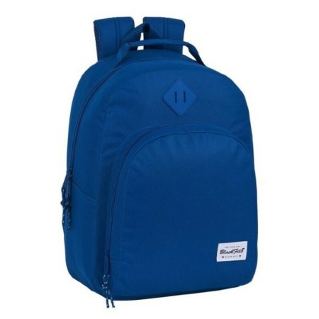 Cartable BlackFit8 Oxford Bleu foncé (32 x 42 x 15 cm) de BlackFit8, Sacs à dos enfant - Réf : S4302513, Prix : 19,86 €, Remi...