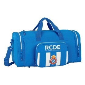 Sac de sport RCD Espanyol Bleu Blanc (55 x 26 x 27 cm) de RCD Espanyol, Sacs de sport enfant - Réf : S4302620, Prix : 26,14 €...