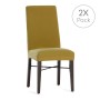 Chair Cover Eysa BRONX Mustard 50 x 55 x 50 cm 2 Units by Eysa, Dining Chair Slipcovers - Ref: D1607821, Price: 27,27 €, Disc...