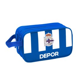 Necessaire per la Scuola R. C. Deportivo de La Coruña Azzurro Bianco di R. C. Deportivo de La Coruña, Beauty Case da viaggio ...