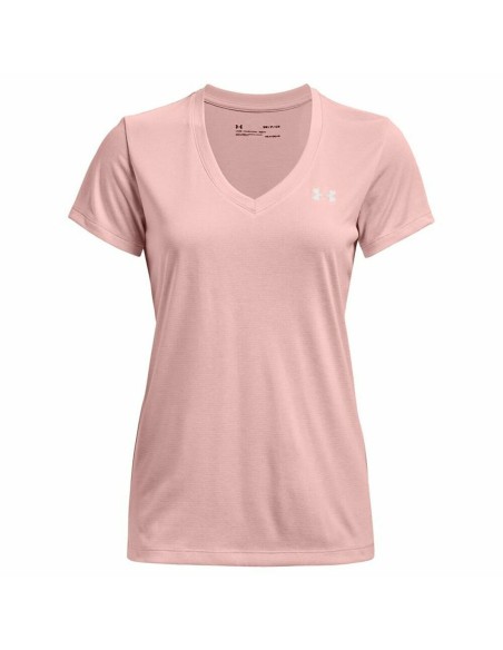 Kurzärmliges Sport T-Shirt Under Armour Tech SSV Rosa | Tienda24 Tienda24.eu