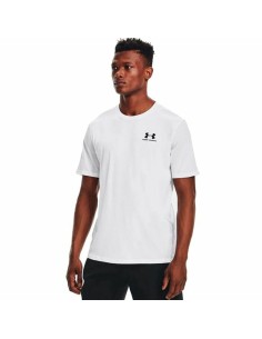 Maglia Sportiva a Maniche Corte Under Armour Sportstyle Left Chest Bianco da Under Armour, Uomo - Ref: S6448279, Precio: 23,3...