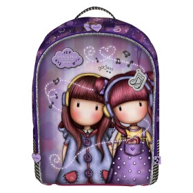 Mochila Escolar The Duet Gorjuss M572A Morado 32 x 45 x 13.5 cm de Gorjuss, Mochilas infantiles - Ref: S4304075, Precio: 35,7...