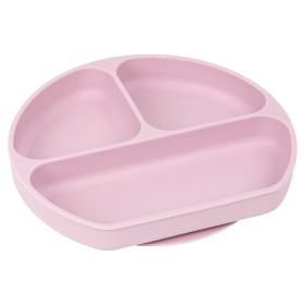 Assiette en silicone avec ventouse Safta M923 Silicone Ventouse Rose (20,5 x 2,5 x 18 cm) de Safta, Assiettes et bols - Réf :...