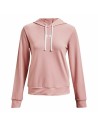 Damen Sweater mit Kapuze Under Armour Rival Terry Rosa | Tienda24 Tienda24.eu