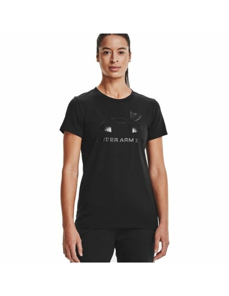 T-shirt à manches courtes femme Under Armour Sportstyle Noir | Tienda24 Tienda24.eu