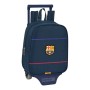 School Rucksack with Wheels F.C. Barcelona Blue (22 x 28 x 10 cm) by F.C. Barcelona, Children's Backpacks - Ref: S4304816, Pr...