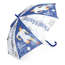 Automatic umbrella Real Madrid C.F. Blue White by Real Madrid C.F., Stick Umbrellas - Ref: S4304878, Price: 8,07 €, Discount: %