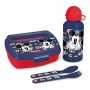 Children’s Dinner Set Mickey Mouse Happy smiles 21 x 18 x 7 cm Red Blue by Mickey Mouse, Lunch sets - Ref: S4305127, Price: 1...