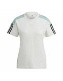 Camisola de Manga Curta Adidas Logo Colorblock Bege | Tienda24 Tienda24.eu