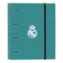 Carpeta de anillas Real Madrid C.F. Blanco Verde Turquesa 27 x 32 x 3.5 cm (30 mm) de Real Madrid C.F., Archivadores - Ref: S...