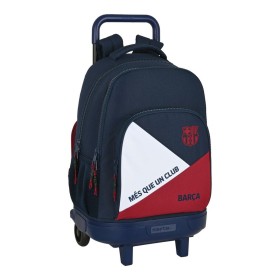 Trolley per la Scuola F.C. Barcelona Corporativa Azzurro Rosso Granato (33 x 45 x 22 cm) di F.C. Barcelona, Zainetti per bamb...