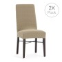 Chair Cover Eysa JAZ Beige 50 x 60 x 50 cm 2 Units by Eysa, Dining Chair Slipcovers - Ref: D1607828, Price: 33,34 €, Discount: %