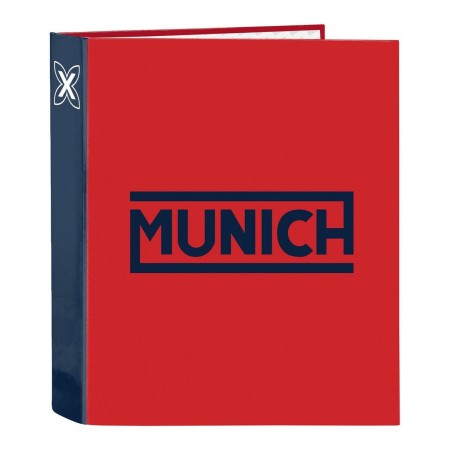 Carpeta de anillas Munich Supra Rojo A4 (40 mm) de Munich, Archivadores - Ref: S4305994, Precio: 1,80 €, Descuento: %