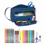 Astuccio per la Scuola con Accessori Munich Soon Azzurro (32 Pezzi) | Tienda24 - Global Online Shop Tienda24.eu