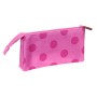 Portatodo Triple Lady Bug Fucsia (22 x 12 x 3 cm) de Lady Bug, Estuches - Ref: S4306215, Precio: 6,72 €, Descuento: %