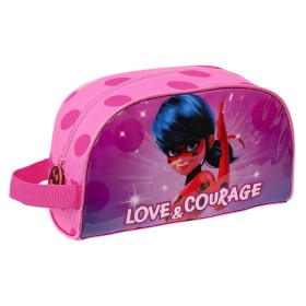 School Toilet Bag Lady Bug Fuchsia 26 x 16 x 9 cm by Lady Bug, Pencil cases - Ref: S4306216, Price: 8,18 €, Discount: %