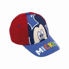 Casquette enfant Mickey Mouse Happy smiles Bleu Rouge (48-51 cm) de Mickey Mouse, Garçon - Réf : S4306222, Prix : 6,52 €, Rem...