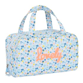 Trousse de Toilette Moos Lovely Bleu clair (31 x 14 x 19 cm) de Moos, Vanity - Réf : S4306276, Prix : 10,39 €, Remise : %