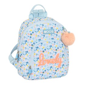 Sac à dos enfant Moos Lovely Mini Bleu clair (25 x 30 x 13 cm) de Moos, Sacs à dos enfant - Réf : S4306280, Prix : 6,05 €, Re...