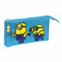 Portatodo Triple Minions Minionstatic Azul (22 x 12 x 3 cm) | Tienda24 - Global Online Shop Tienda24.eu