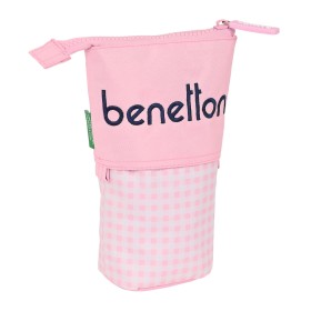 Estuche Cubilete Benetton Vichy Rosa (8 x 19 x 6 cm) de Benetton, Estuches - Ref: S4306344, Precio: 7,76 €, Descuento: %