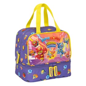 Lunchbox SuperThings Guardians of Kazoom Lila Gelb (20 x 20 x 15 cm) von SuperThings, Lagerung von Lebensmitteln - Ref: S4306...