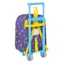 Mochila Escolar con Ruedas SuperThings Guardians of Kazoom Morado Amarillo (22 x 28 x 10 cm) de SuperThings, Mochilas infanti...