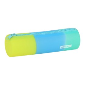 Cylindrical School Case Safta Blue Green Yellow (20 x 5 x 5 cm) by Safta, Pencil cases - Ref: S4306488, Price: 5,43 €, Discou...