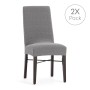 Funda para Silla Eysa JAZ Gris 50 x 60 x 50 cm 2 Unidades de Eysa, Sillas de comedor - Ref: D1607833, Precio: 33,34 €, Descue...