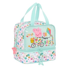 Portamerenda Termico Peppa Pig Cosy corner Azzurro Chiaro (20 x 20 x 15 cm) di Peppa Pig, Conservazione di alimenti - Rif: S4...